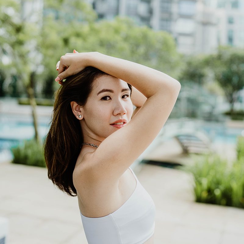 Premier Radio, Events, Video and Voice Over Talent in Singapore Kim Anne Tan posing